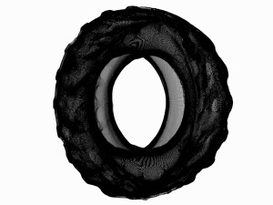 truck tire Model 3D