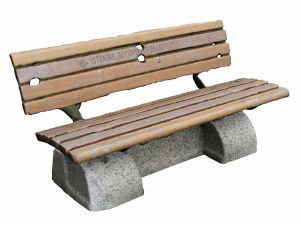 лавка 3D Модель