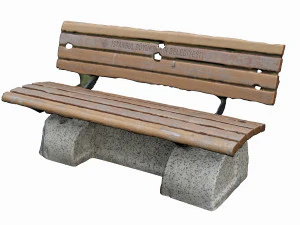 лавка 3D Модель