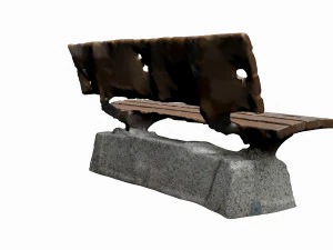 лавка 3D Модель