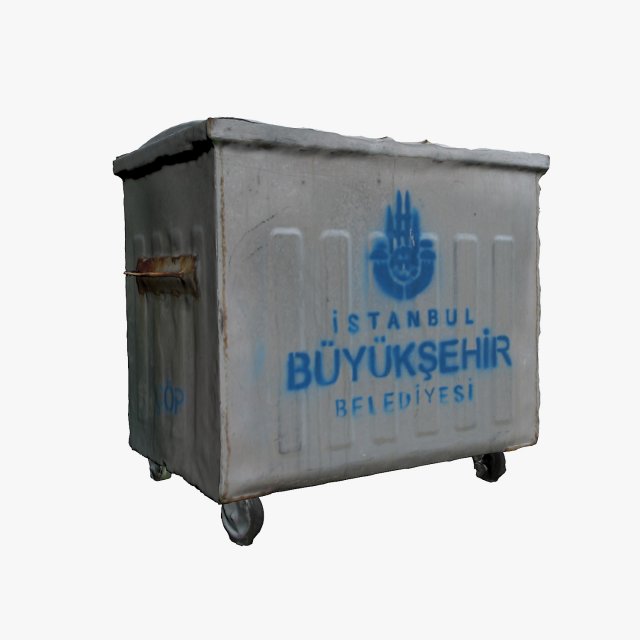 garbage container Modello 3D .c4d .max .obj .3ds .fbx .stl .blend 