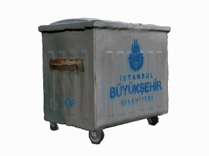 garbage container Modello 3D