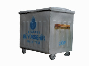 garbage container Modello 3D
