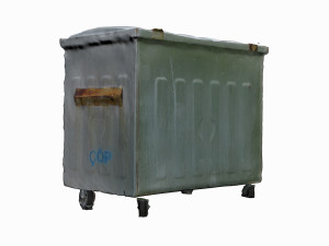 garbage container Modello 3D