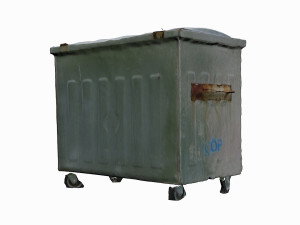 garbage container Modello 3D