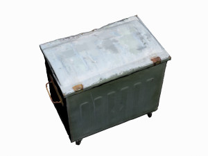 garbage container Modello 3D