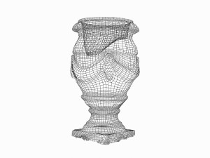 3d historical vase model Modello 3D