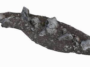 rocky ground Modelo 3D