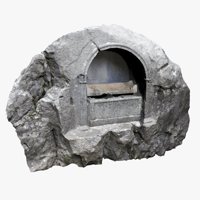 stone tomb 3D 모델 .c4d .max .obj .3ds .fbx .stl .blend