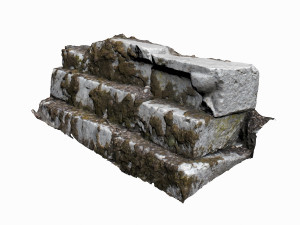 ancient stone staircase 3D Модель
