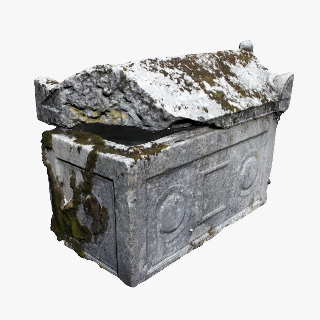 stone tomb Modello 3D .c4d .max .obj .3ds .fbx .stl .blend 