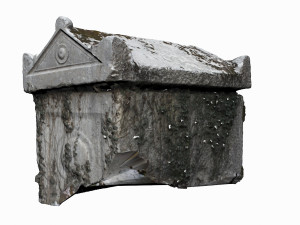 stone tomb Modello 3D