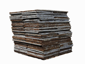 iron plate 3D 모델