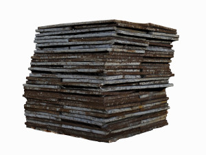iron plate 3D 모델