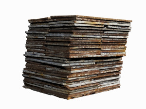 iron plate 3D 모델
