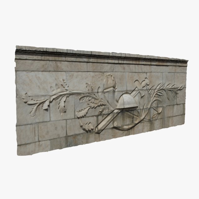 relief wall 3D-Modell .c4d .max .obj .3ds .fbx .stl .blend 