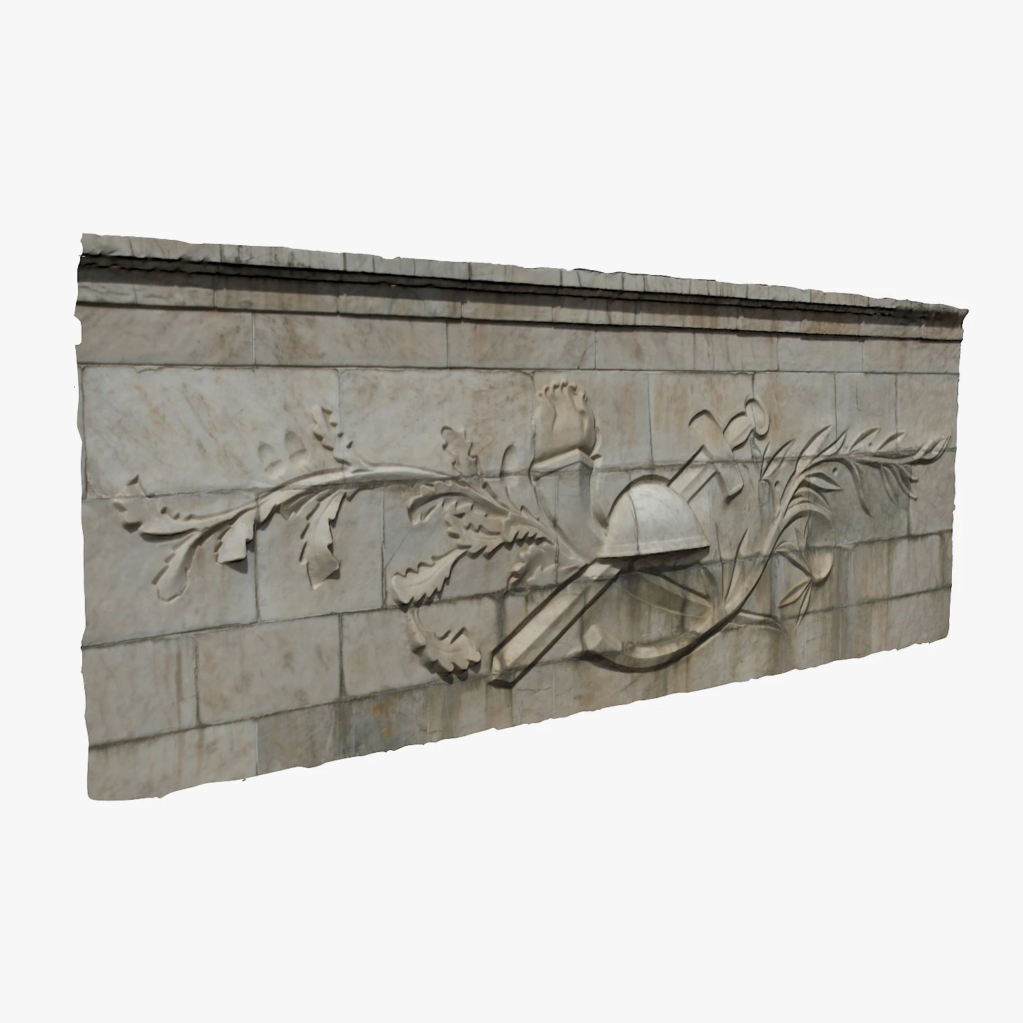 relief wall 3D Model .c4d .max .obj .3ds .fbx .stl .blend 