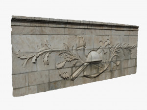 relief wall 3D 模型