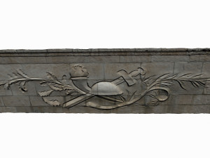 relief wall 3D-Modell