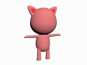cartoon pig character 3D Модель