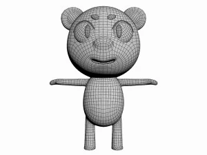 cartoon animal character pack 3D Model