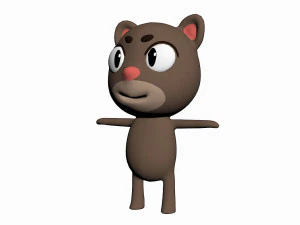 cartoon animal character pack 3D Model