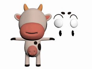 cartoon animal character pack 3D Model