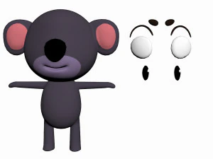 cartoon animal character pack 3D Model