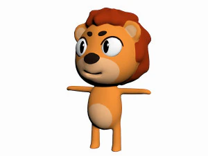 cartoon animal character pack 3D Model