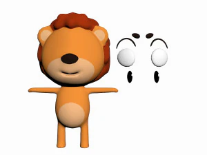 cartoon animal character pack 3D Model
