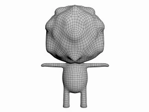 cartoon animal character pack 3D Model