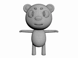 cartoon animal character pack 3D Model