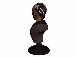 robot sophia bust 3D Model
