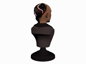 robot sophia bust 3D Model