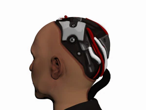 robot sophia bust 3D Model