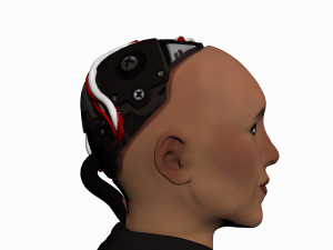 robot sophia bust 3D Model