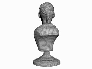 robot sophia bust 3D Model