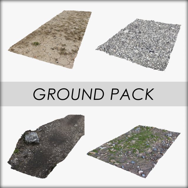 ground pack 3D Модель .c4d .max .obj .3ds .fbx .stl .blend 
