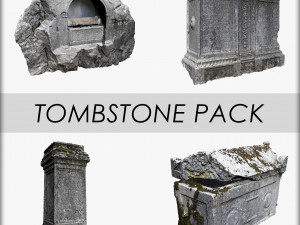 tombstone pack 3D Model
