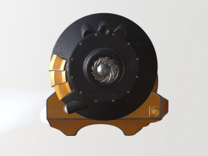 submarine Model 3D