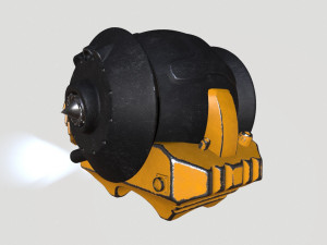 submarine Model 3D
