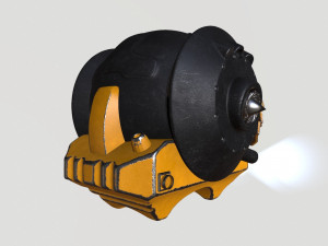 submarine Model 3D