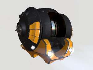 submarine Model 3D