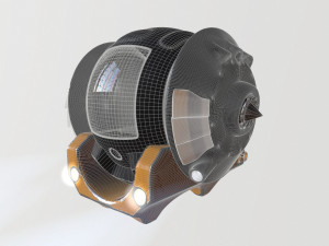 submarine Model 3D