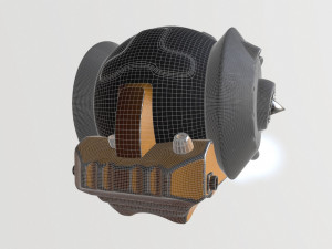submarine Model 3D
