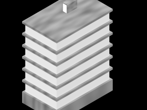 simple building 3D Model