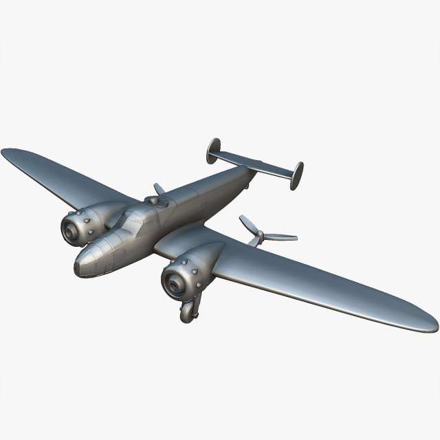 Aero A-300 - 3D Printable Model 3D 打印模型 .c4d .max .obj .3ds .fbx .stl .blend 