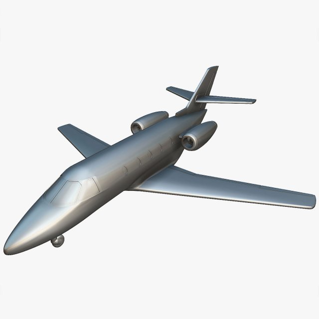 Aerospatiale SN601 Corvette - 3D Printable Model 3D 打印模型 .c4d .max .obj .3ds .fbx .stl .blend 