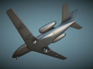 Aerospatiale SN601 Corvette - modelo para impress&atilde;o 3D Modelo de Impressão 3D