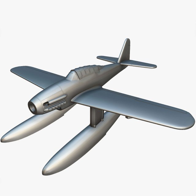 Aichi M6A1 Seiran - 3D Printable Model 3D प्रिंट मॉडल .c4d .max .obj .3ds .fbx .stl .blend 
